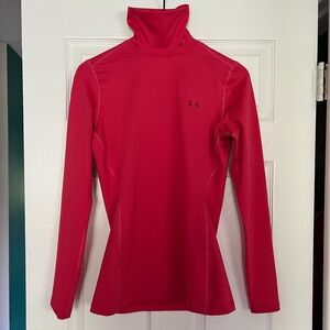 Under Armour Cold Gear Fitted Turtleneck, Magenta